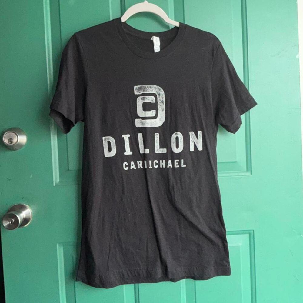 Dillon carmichael medium black cotton tshirt
